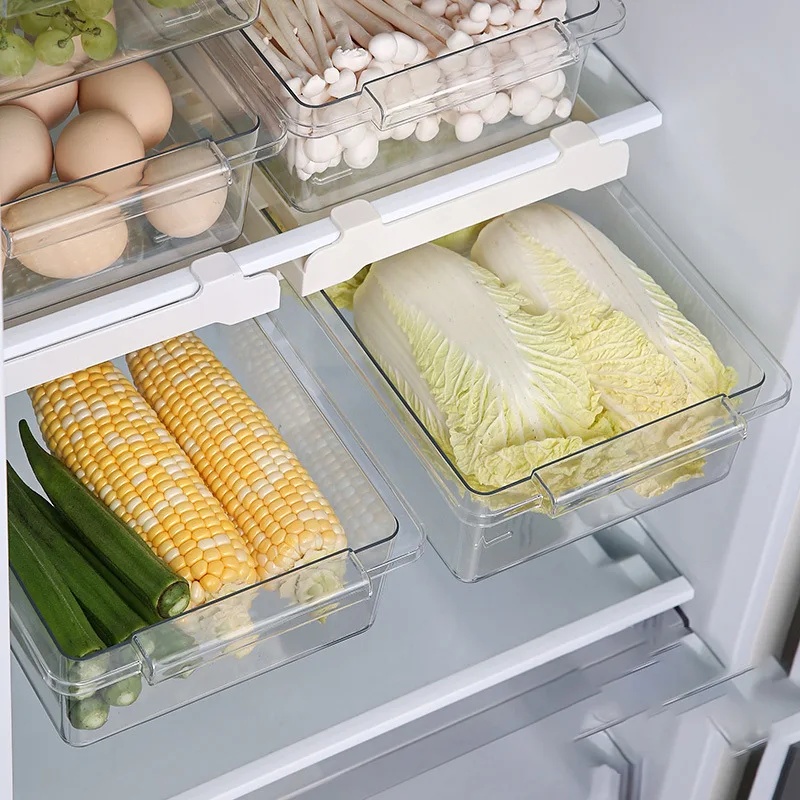 Hanging Pull Out Fridge Drawer - đánh giá và giá Food Storage Quart