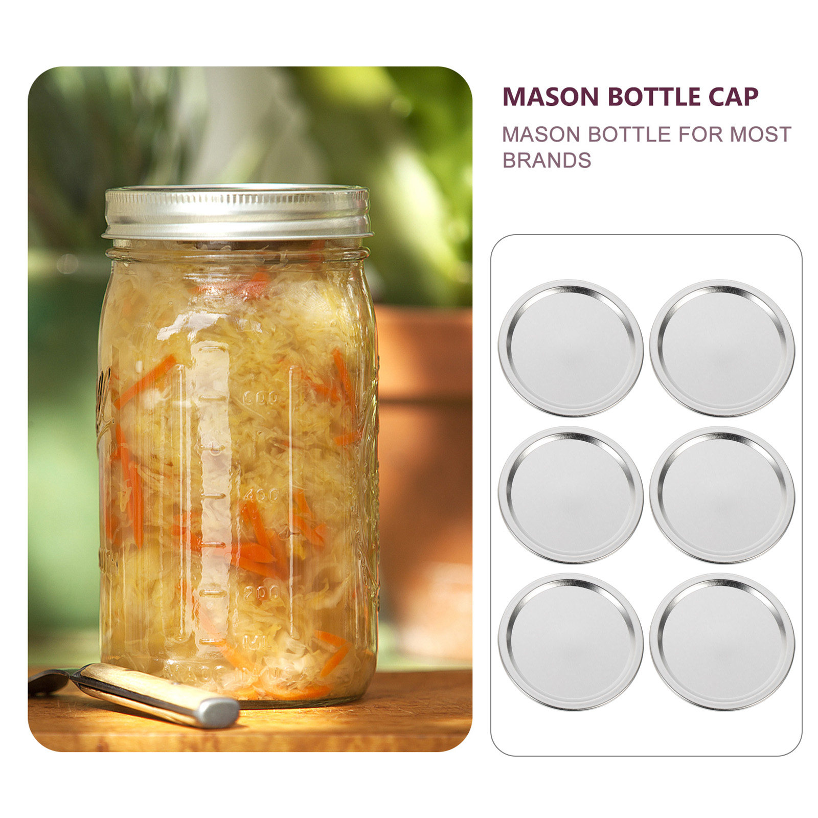 20Pcs Metal Jar Lids Airtight  - đánh giá và giá Food Storage Lid