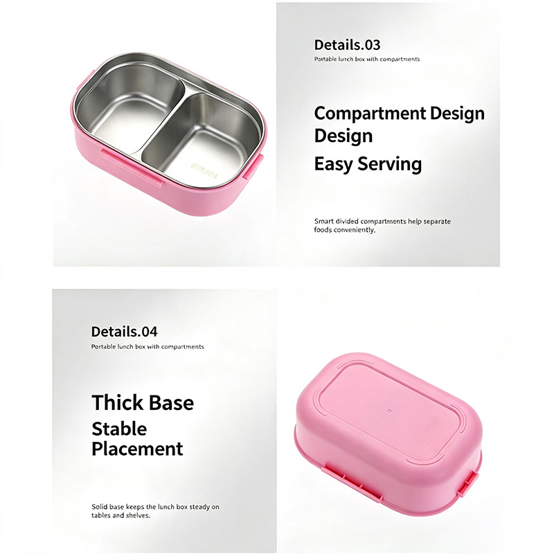 304 Stainless Steel Compartmen - đánh giá và giá Food Storage With Compartments
