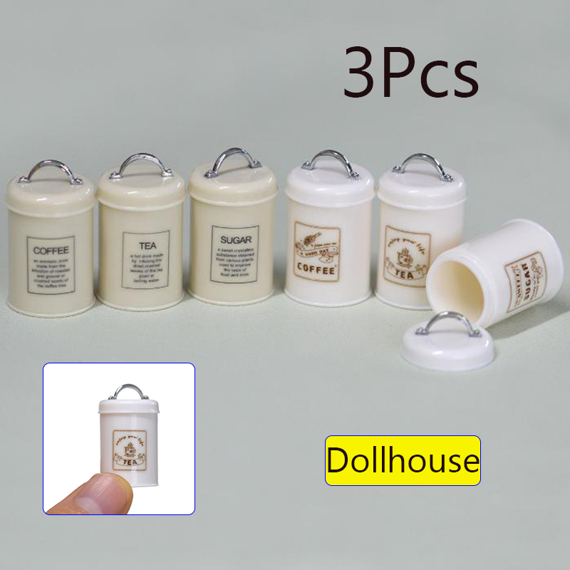 3Pcs Miniature Dollhouse Mini  - đánh giá và giá Food Storage Usa