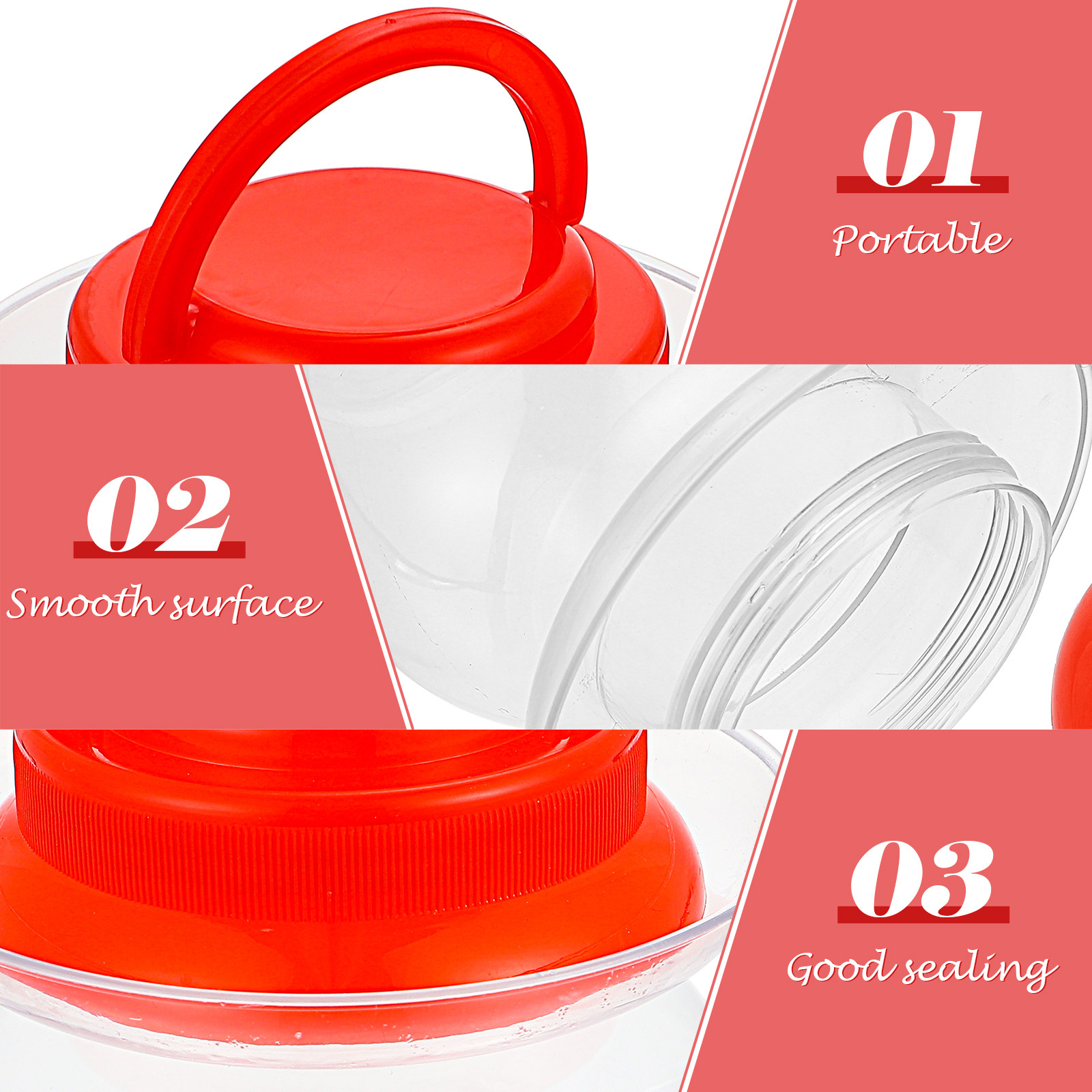2Pcs Pickle Jar Household Plas - đánh giá và giá Food Storage Kitchen