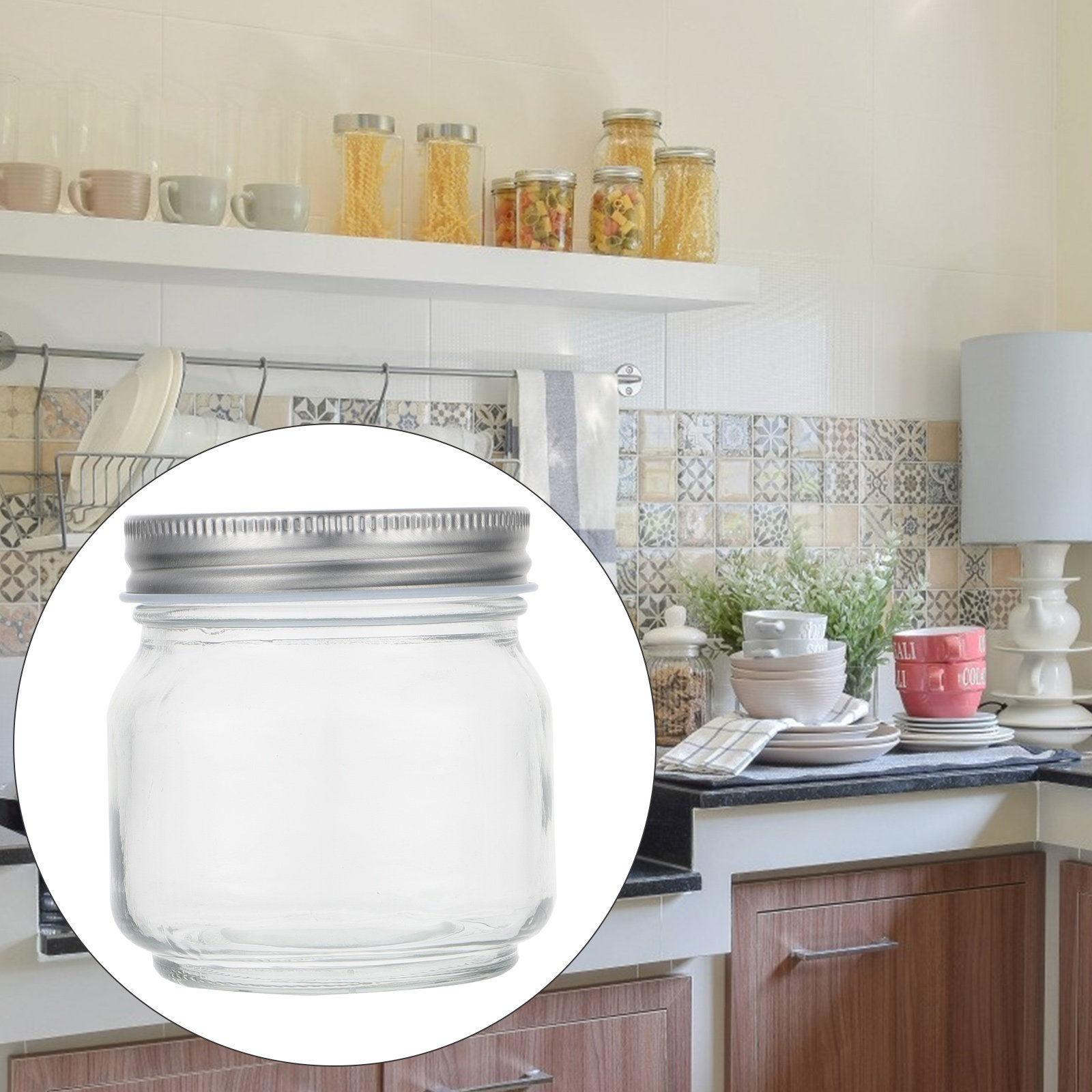 6Pcs Mason Glass Jar Set Thick - đánh giá và giá Food Storage Glass Set