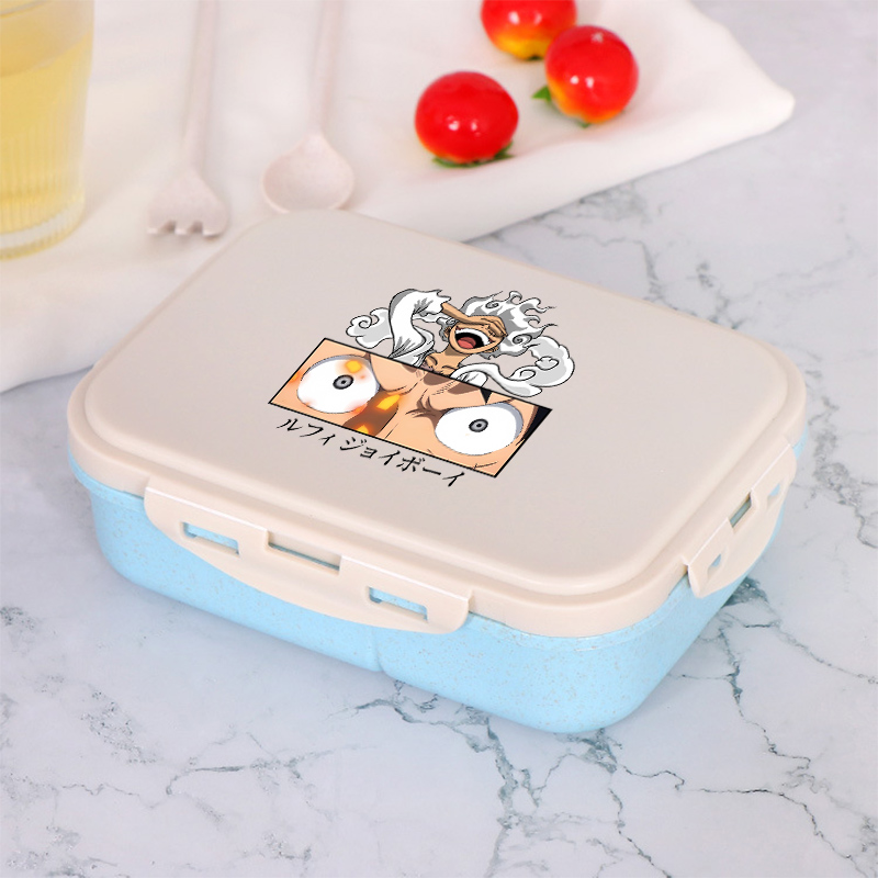 One Piece Boy Girl Bento Lunch - đánh giá và giá Food Storage Kitchen