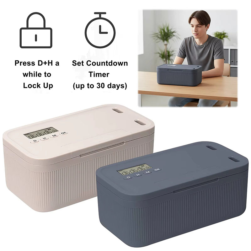Lock Box with Timer Phone Lock - đánh giá và giá Food Storage Locker
