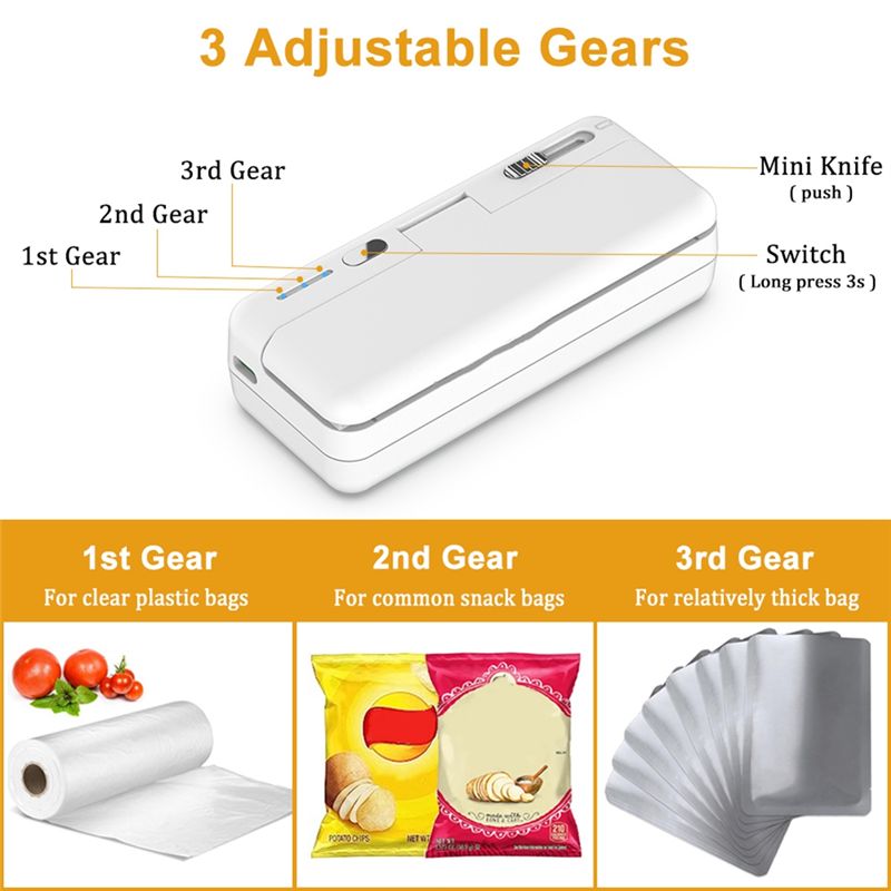 DT39 Mini Bag Sealer Machine,  - đánh giá và giá Food Storage Machine