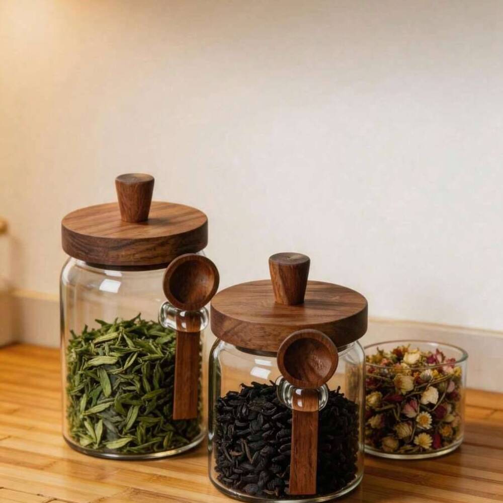 3Pcs Set Clear Glass Jars with - đánh giá và giá Food Storage Glass Set
