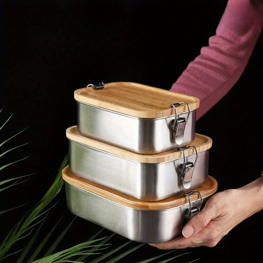 New 304 Stainless Steel Bamboo - đánh giá và giá Food Storage Equipment