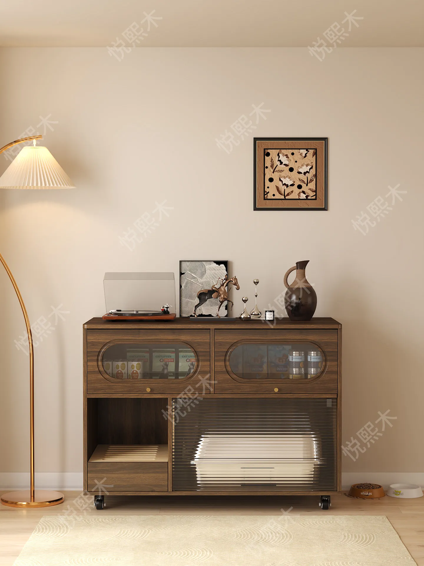 Solid wood cat litter box,  li - đánh giá và giá Food Storage Locker
