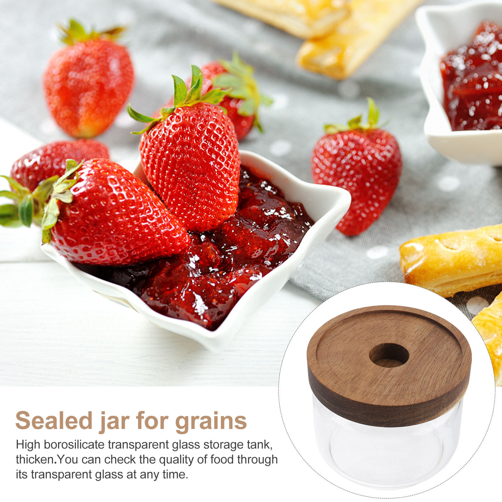 Glass Sealed Food Storage Jars - đánh giá và giá Food Storage Kitchen
