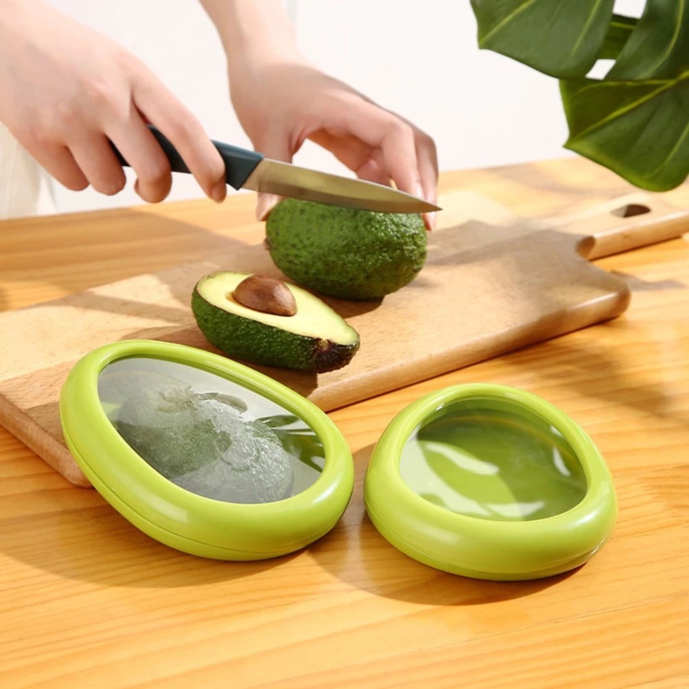 Transparent Avocado Fresh Keep - đánh giá và giá Food Storage Plastic Boxes
