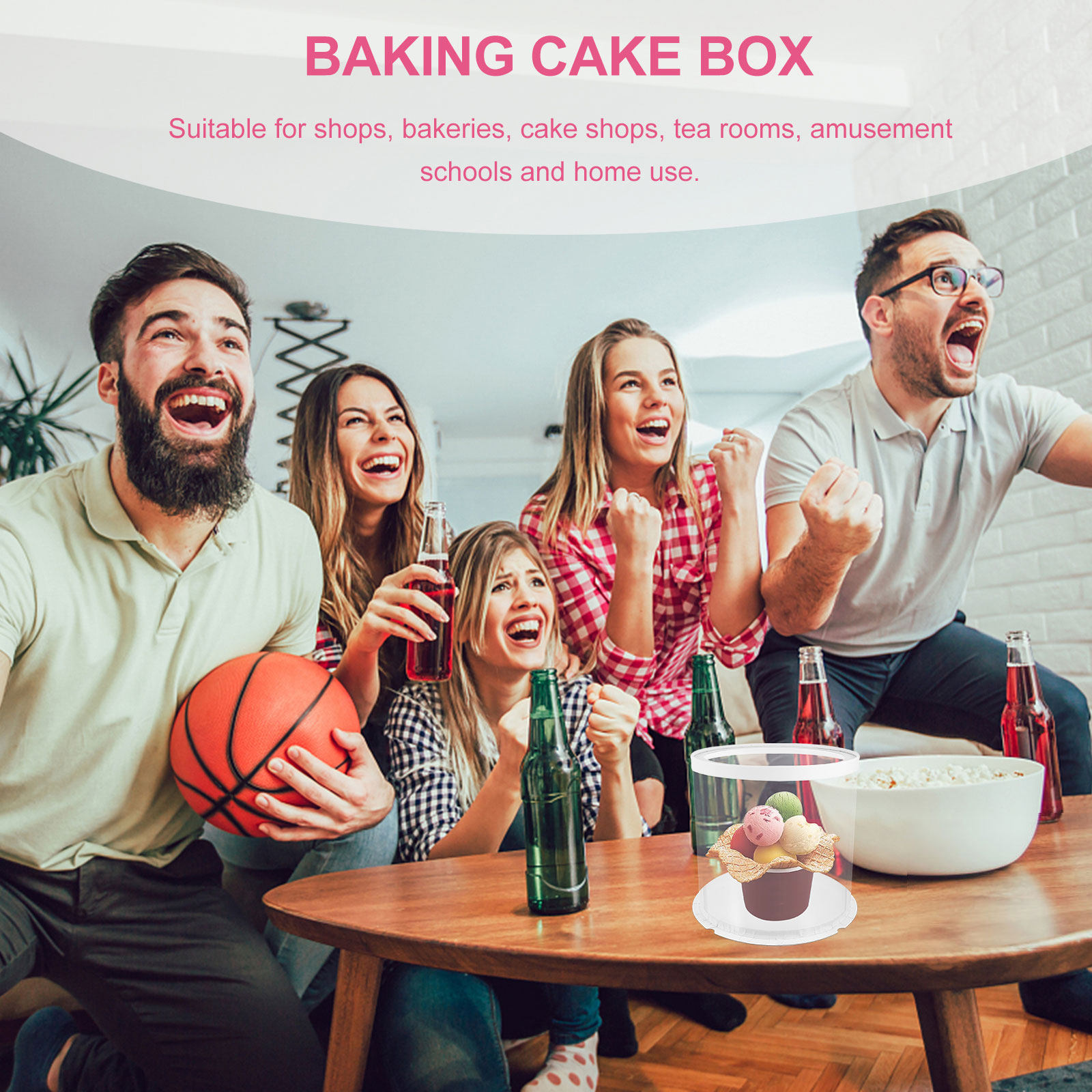 1Pcs Cake Box Eco Friendly Tra - đánh giá và giá Food Storage Plastic Boxes