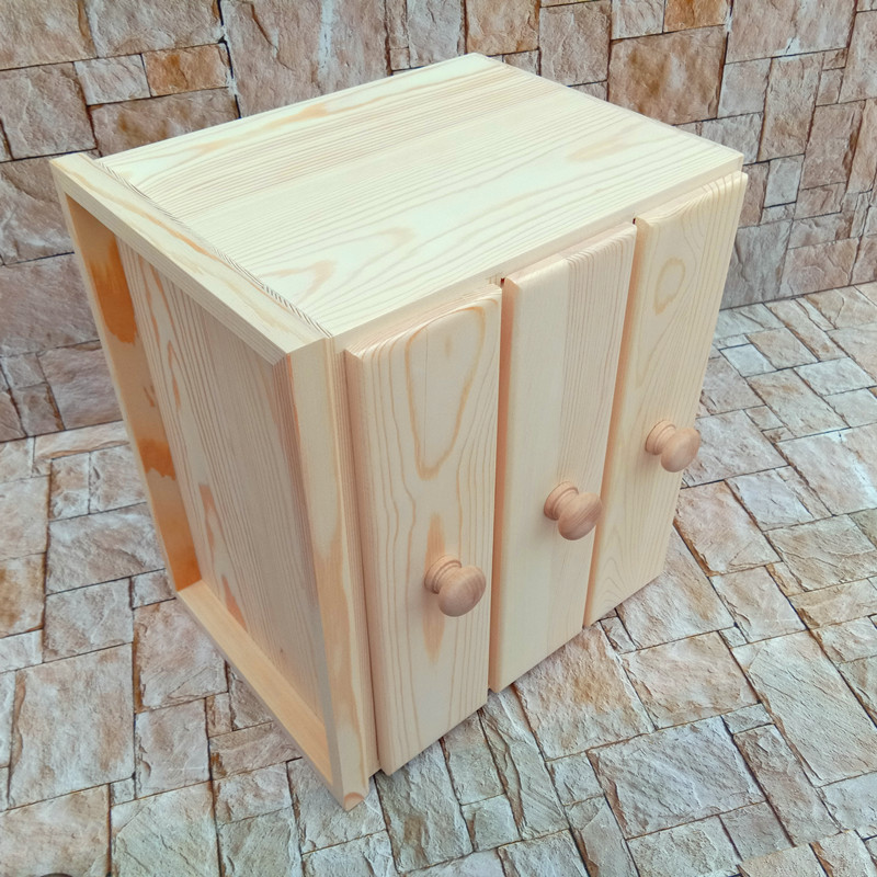 Solid Wood Storage Box Desktop - đánh giá và giá Food Storage Locker