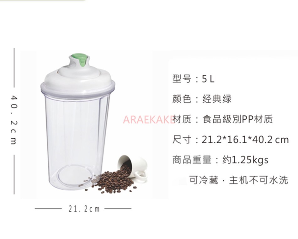 Sealed storage bucket, moistur - đánh giá và giá Food Storage Vacuum Pump