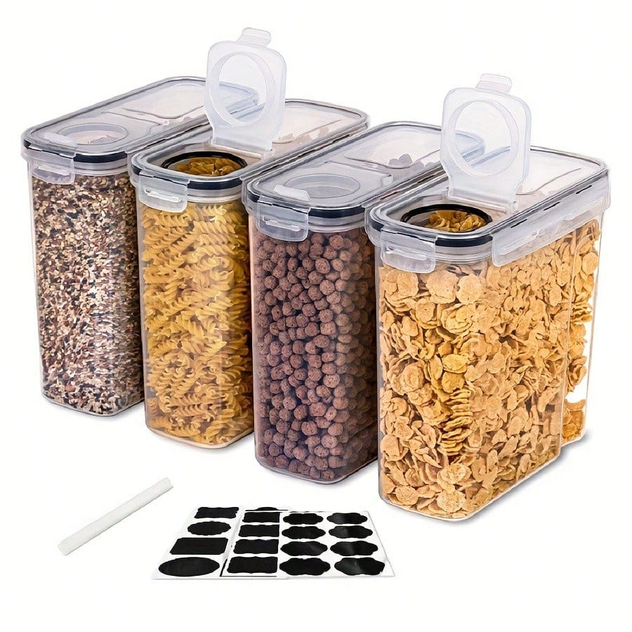 4 Pack Airtight Cereal & Dry F - đánh giá và giá Food Storage Equipment