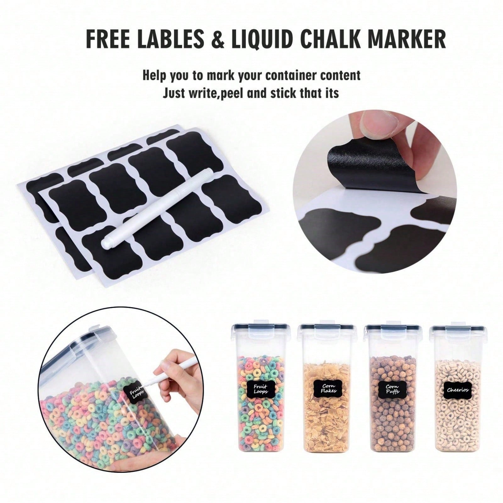 4 Pack Airtight Cereal & Dry F - đánh giá và giá Food Storage Equipment