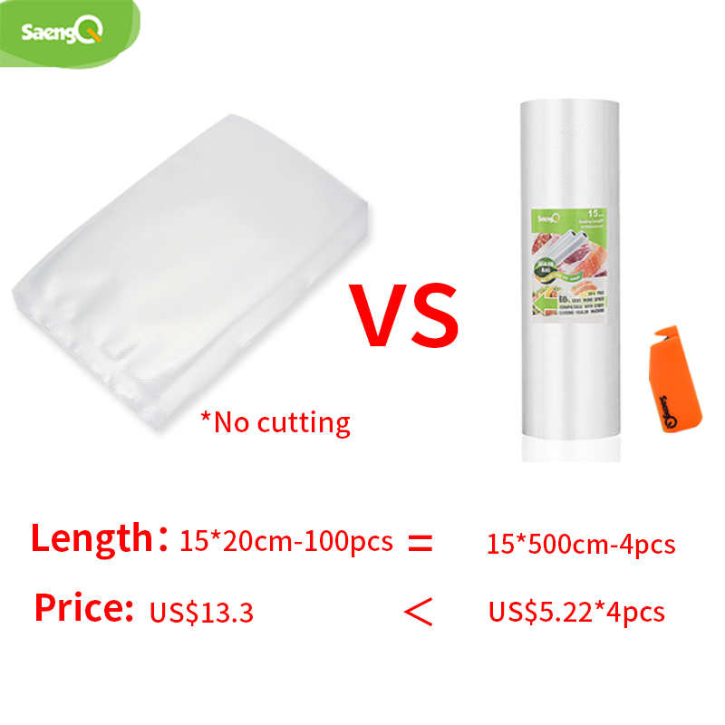 saengQ Kitchen Vacuum Bags for - đánh giá và giá Food Storage Machine