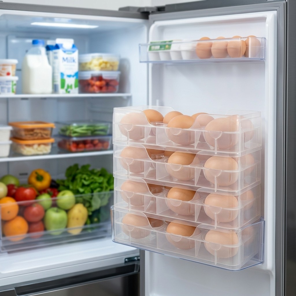 Stackable Egg Holder Fridge Or - đánh giá và giá Food Storage Quart