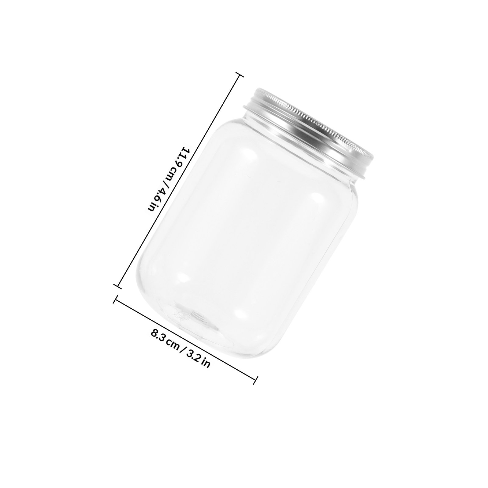 4Pcs Clear Plastic Storage Jar - đánh giá và giá Food Storage Lid