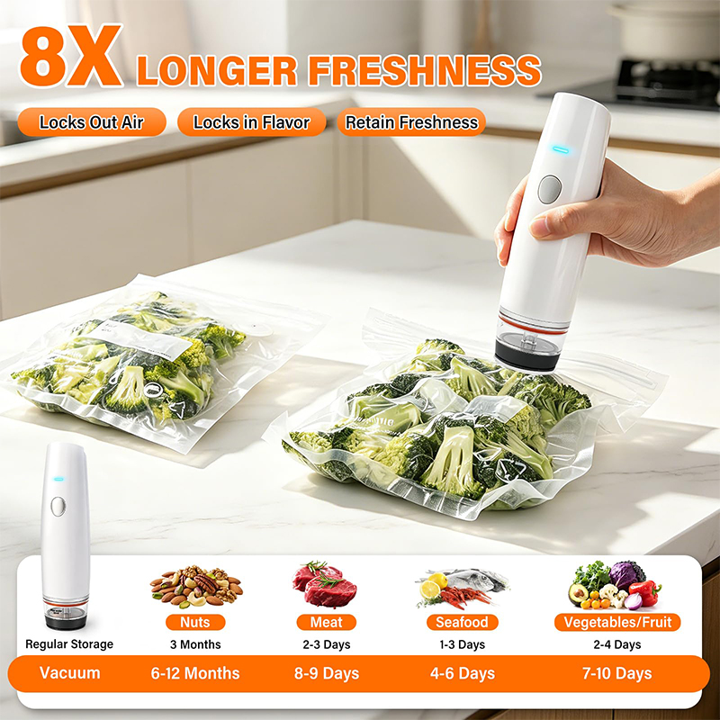 Rechargeable Handheld Vacuum S - đánh giá và giá Food Storage Vacuum Pump