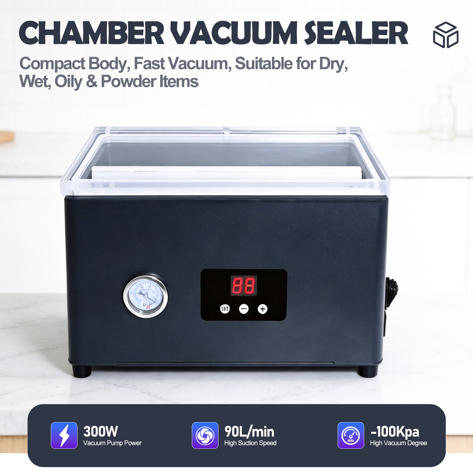 ZM-CVS300 Food Vacuum Sealer M - đánh giá và giá Food Storage Machine