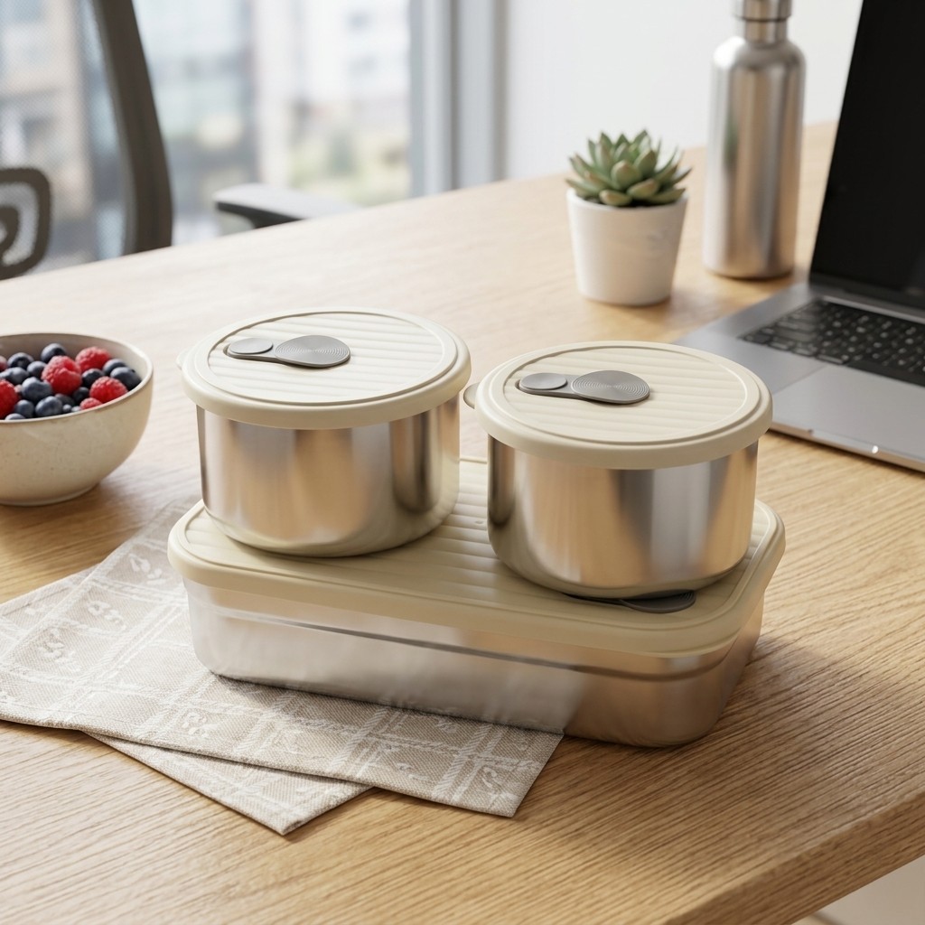 Microwave Safe 304 Stainless S - đánh giá và giá Food Storage With Compartments