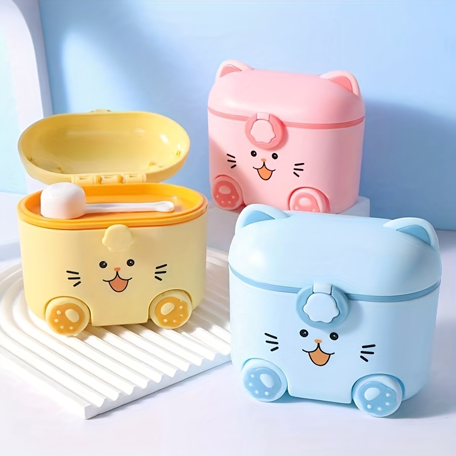 Cute Cat Milk Powder Container - đánh giá và giá Food Storage Locker