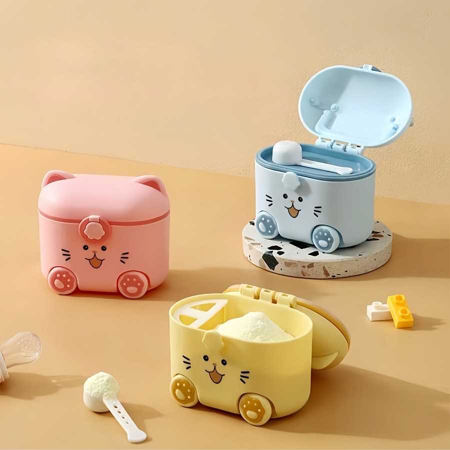 Cute Cat Milk Powder Container - đánh giá và giá Food Storage Locker