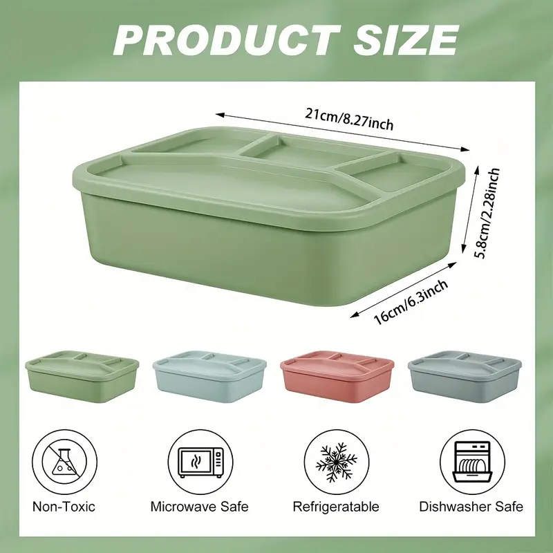 Food-Grade Eco-Friendly Leak-P - đánh giá và giá Food Storage With Compartments