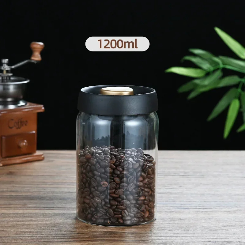 Coffee beans vacuum sealed jar - đánh giá và giá Food Storage Glass Set