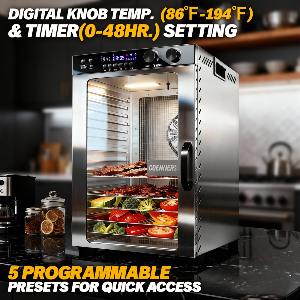 48H Timer Food Dehydrator Mach - đánh giá và giá Food Storage Machine