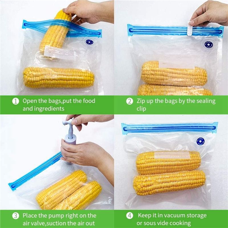 CYCLI-60Pack Reusable Electric - đánh giá và giá Food Storage Vacuum Pump