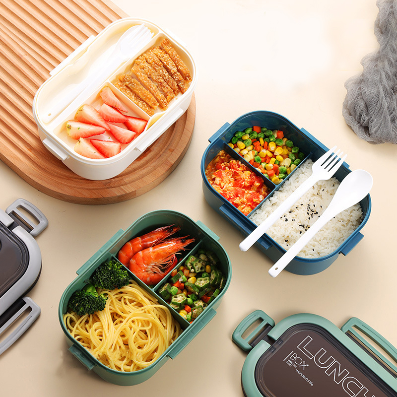 Hộp Ăn Trưa hai lớp duy nhất n - đánh giá và giá Food Storage With Compartments