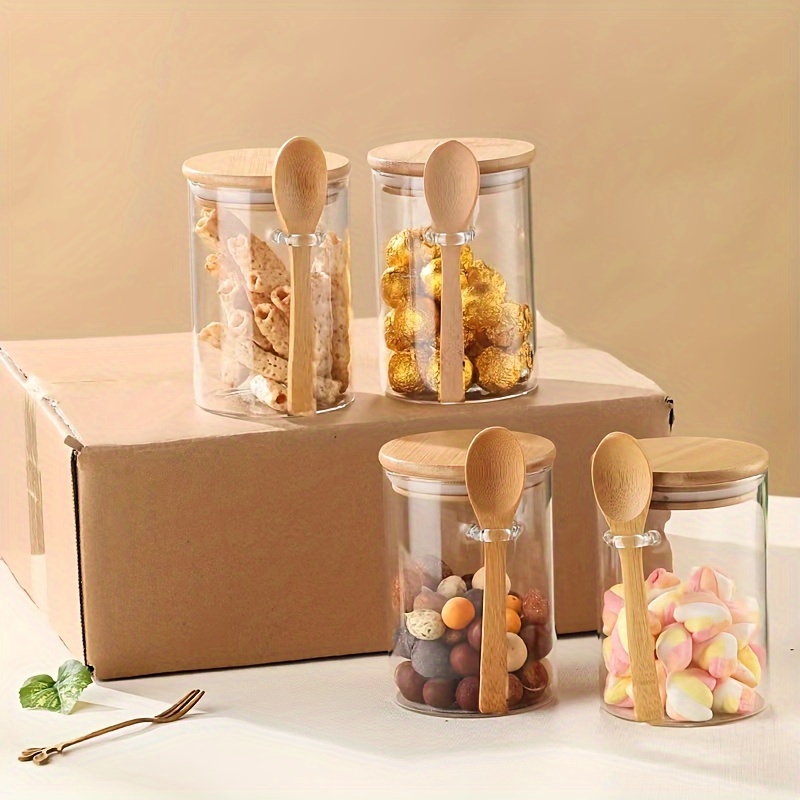 280ml Candy Jar, Biscuit Jar,  - đánh giá và giá Food Storage Glass Set