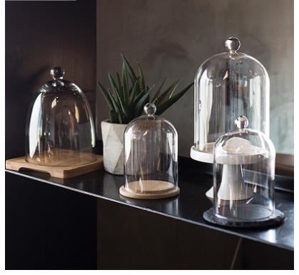 Glass Fresh-keeping Cover Cake - đánh giá và giá Food Storage Glass Set
