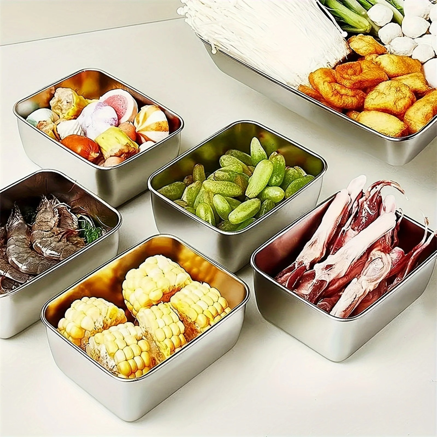 1/3/5pcs Stainless Steel Food  - đánh giá và giá Food Storage Equipment