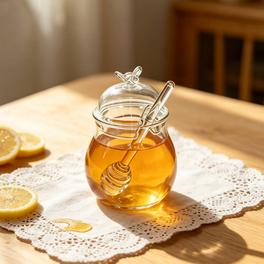 High Borosilicate Glass Honey  - đánh giá và giá Food Storage Glass Set