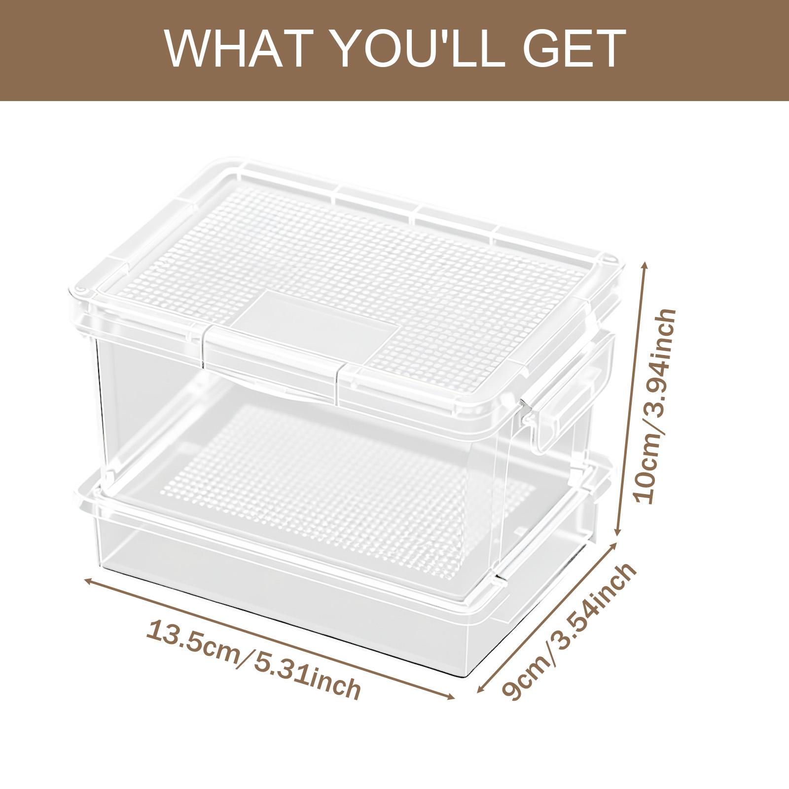 Plastic Turtle Feeder Reptile  - đánh giá và giá Food Storage Plastic Boxes