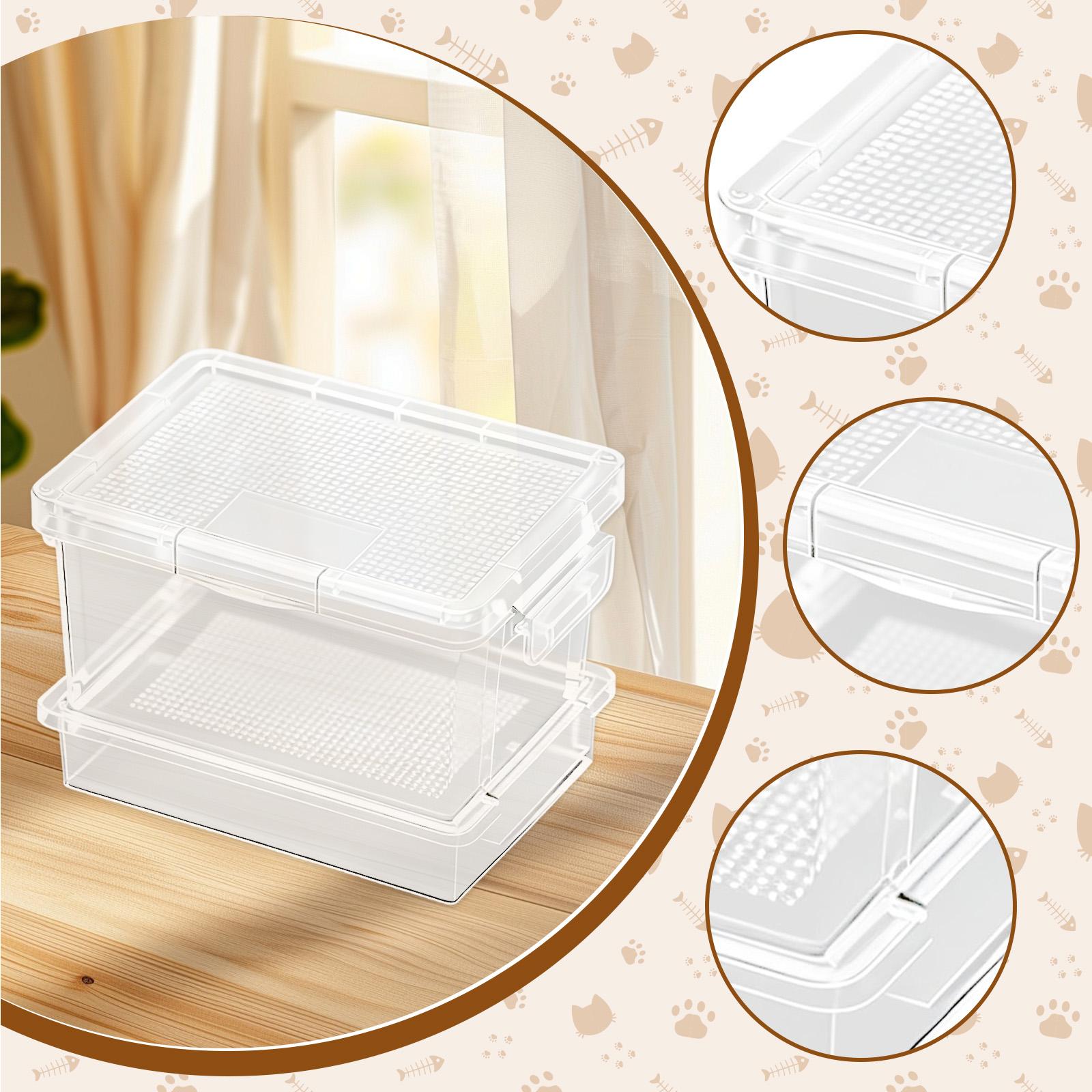 Plastic Turtle Feeder Reptile  - đánh giá và giá Food Storage Plastic Boxes