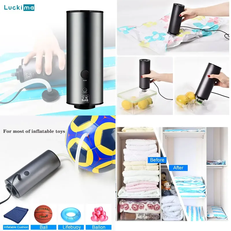 2 In 1 Portable Air Vacuum Mac - đánh giá và giá Food Storage Vacuum Pump