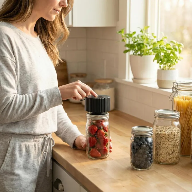 Electric Mason Jar Vacuum Seal - đánh giá và giá Food Storage Machine